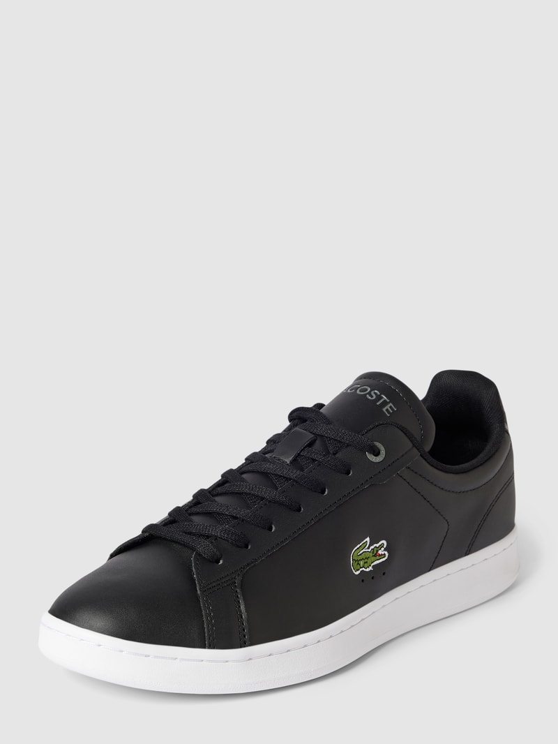 Sneaker mit Label-Print und Logo-Stitching Modell 'CARNABY' in schwarz