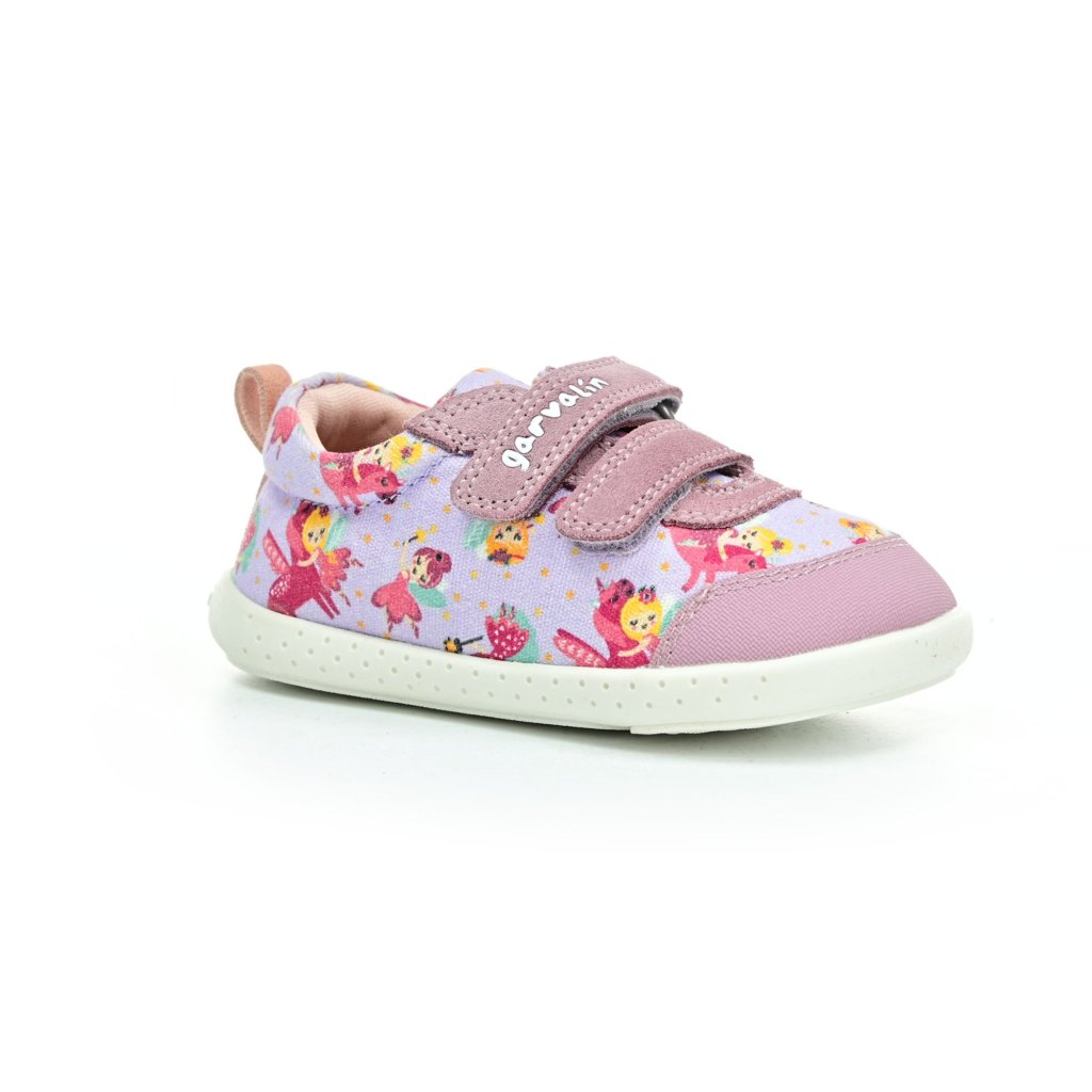Garvalín Lona Estampada Lila Barfußschuhe