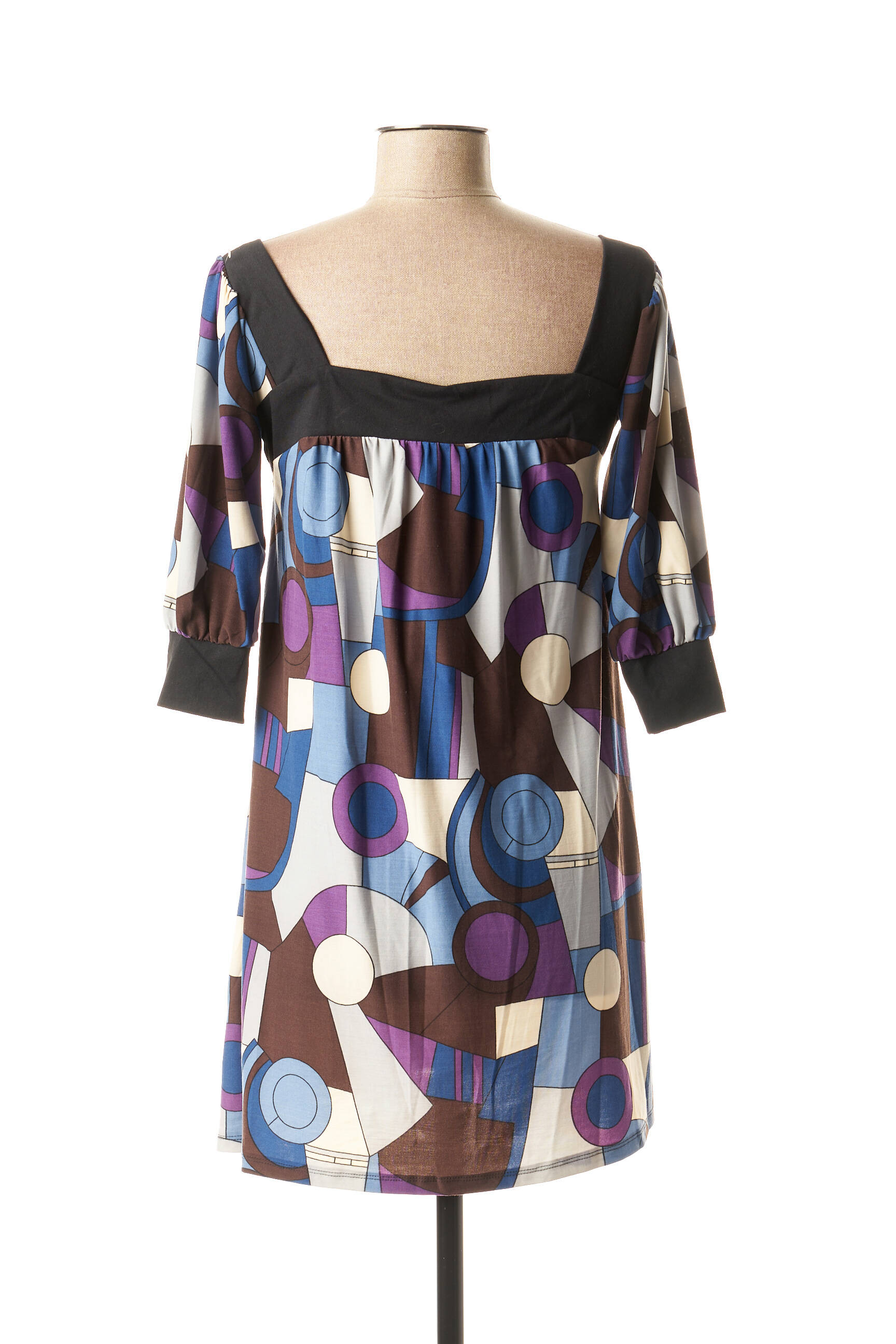 Lavand Tuniquemanchelongue Femme couleur bleu