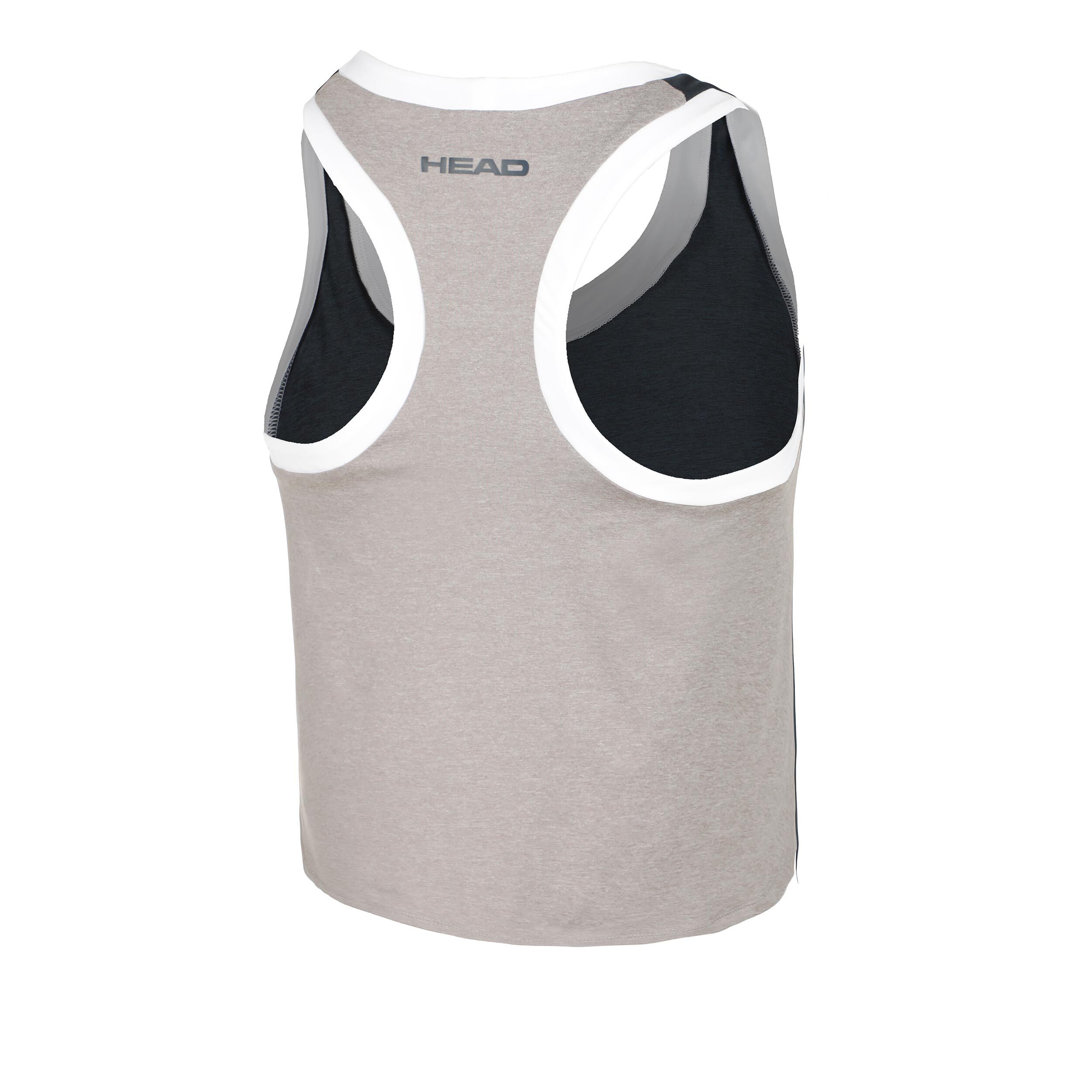 Play Crop Tank-Top Damen - Dunkelblau, Weiß