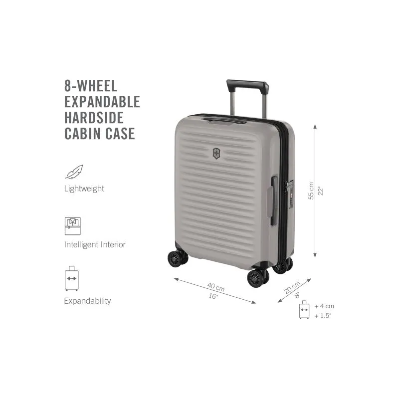 Victorinox Airox Advanced Global Carry-On Erweiterbar (55 cm) - Stone White