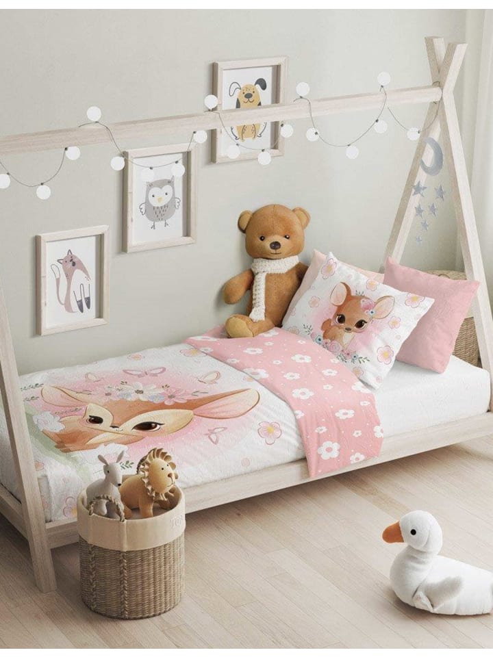 Faro Tekstylia Bettwäsche Cuddles in weiß günstig kaufen onesize