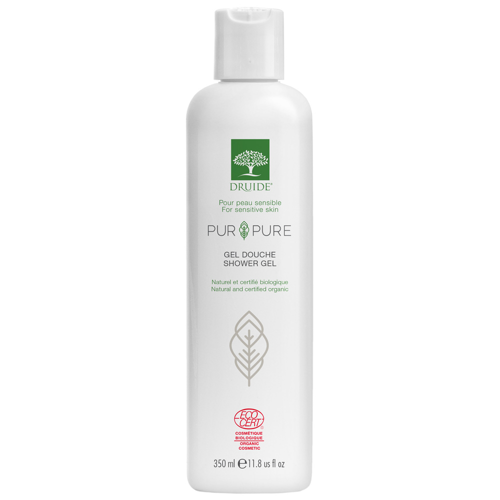 druide Gel douche hypoallergénique Pur&Pure Gel douche naturel et apaisant pour peau atopique à base d'aloe vera | Druide