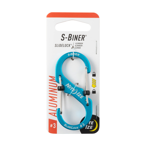 S-BINER SLIDELOCK ALUMINUM - Karabiner