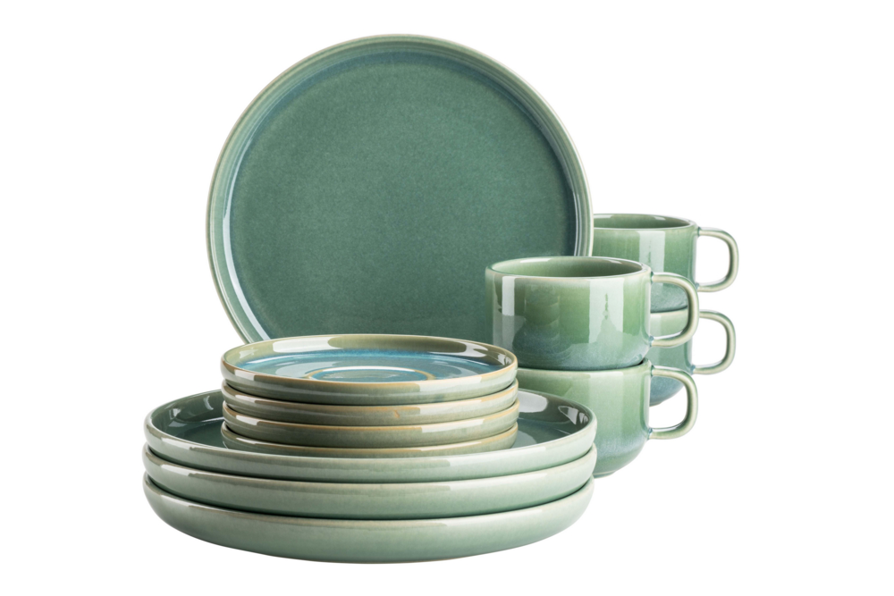 Mäser Serie Elina Uno, Frühstücksset 12 teilig für 4 Personen