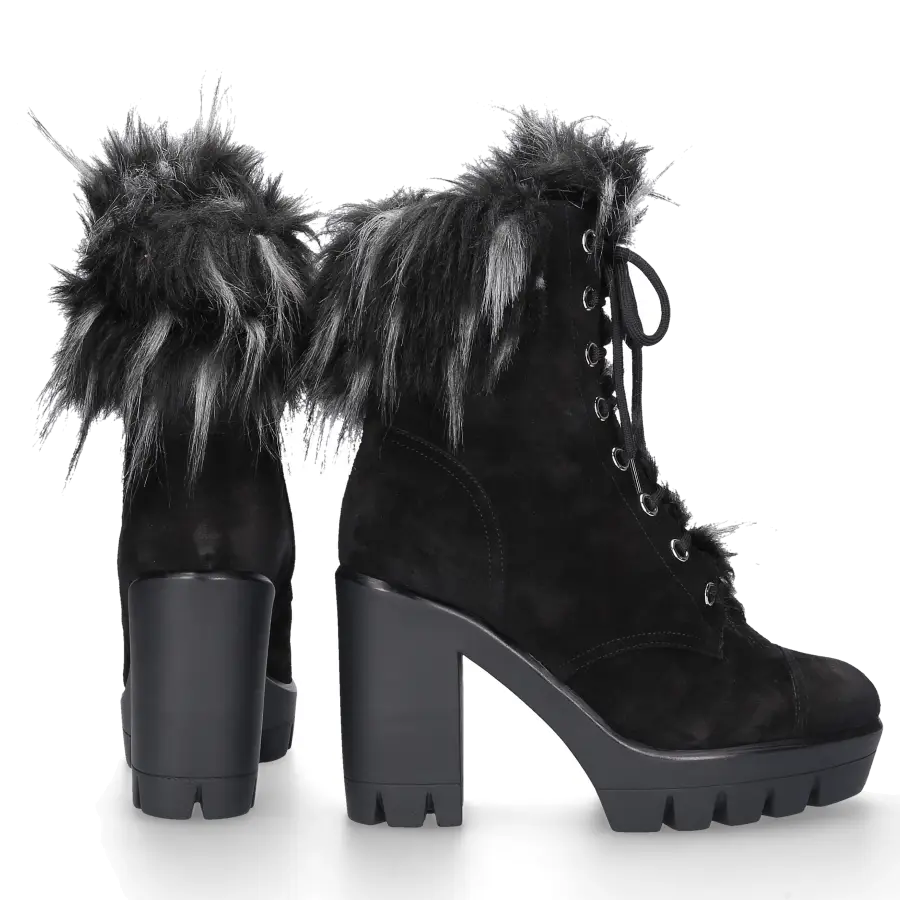 Giuseppe Zanotti - Stiefeletten GINTONIC 80 Veloursleder - schwarz