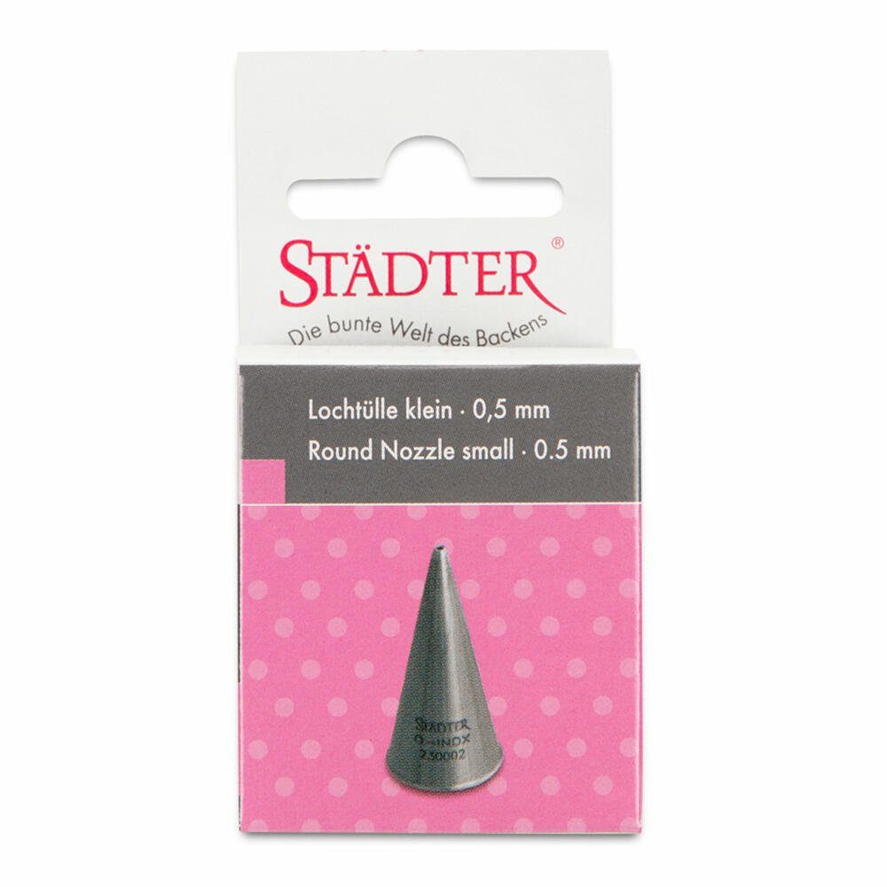 STÄDTER Spritzbeutel Fine Line Lochtülle #0 Klein 0.5 mm