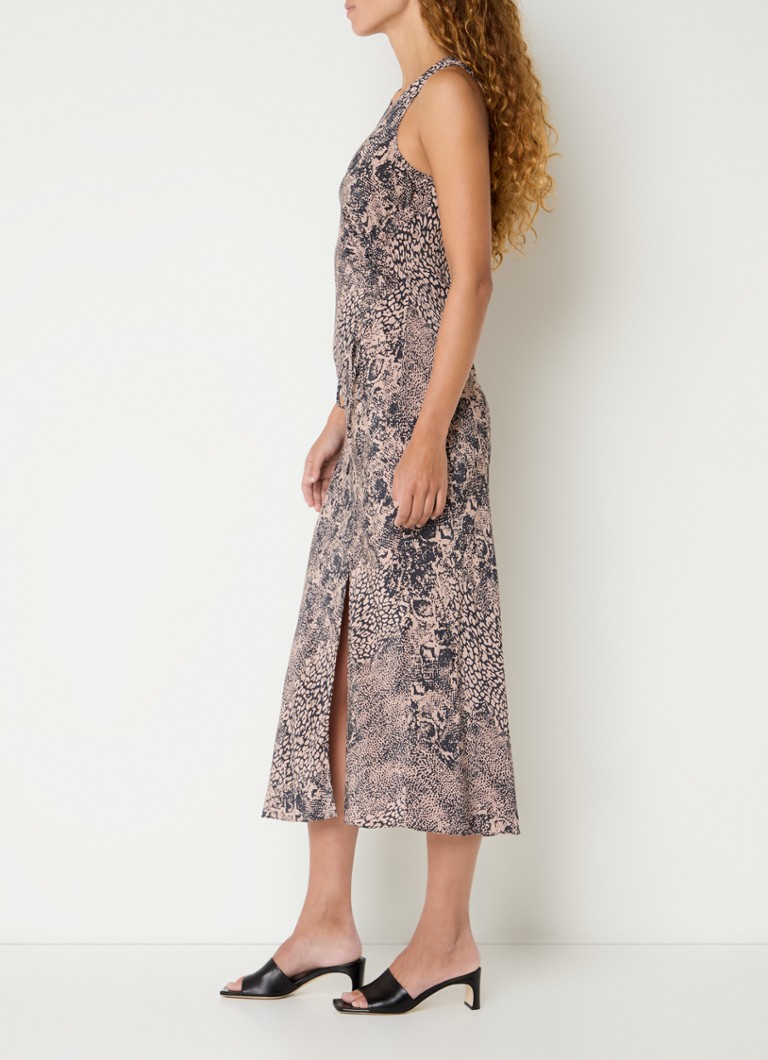 Abito midi con stampa animalier Rails Gabriella