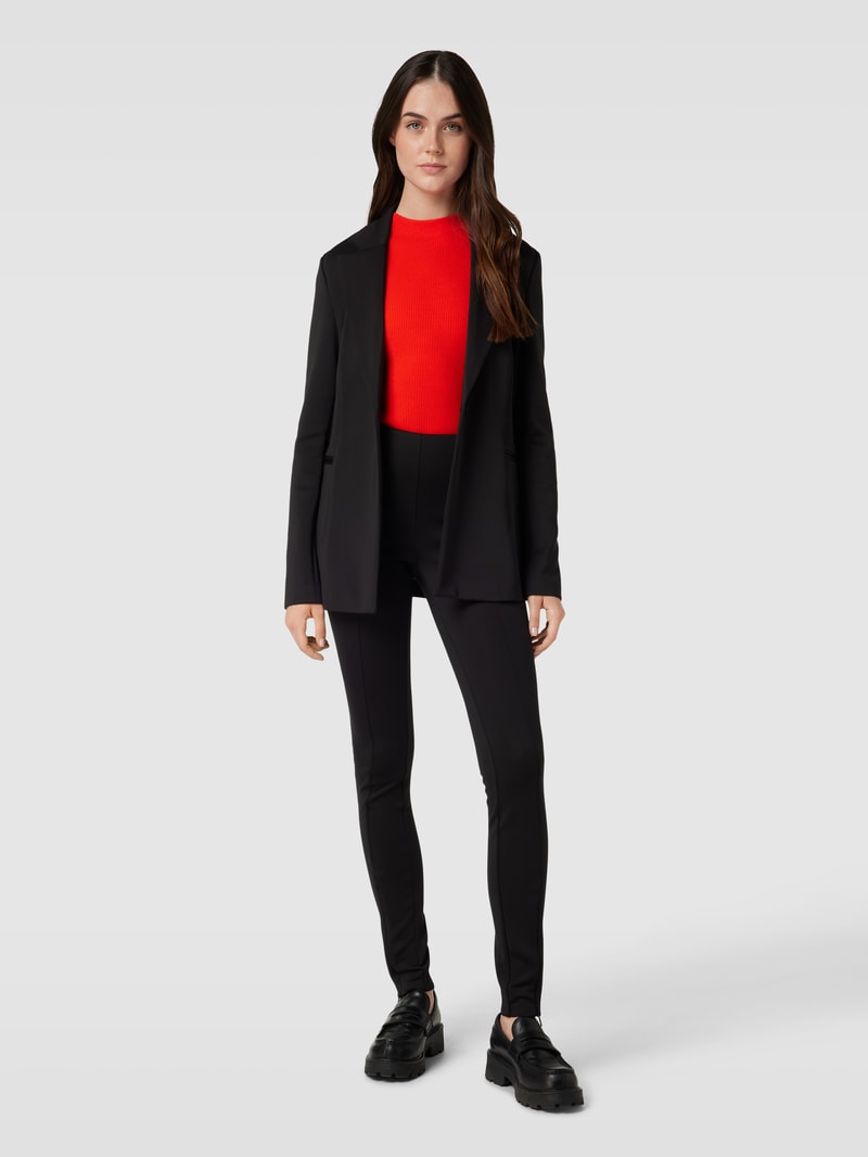 Blazer mit Paspeltaschen in schwarz