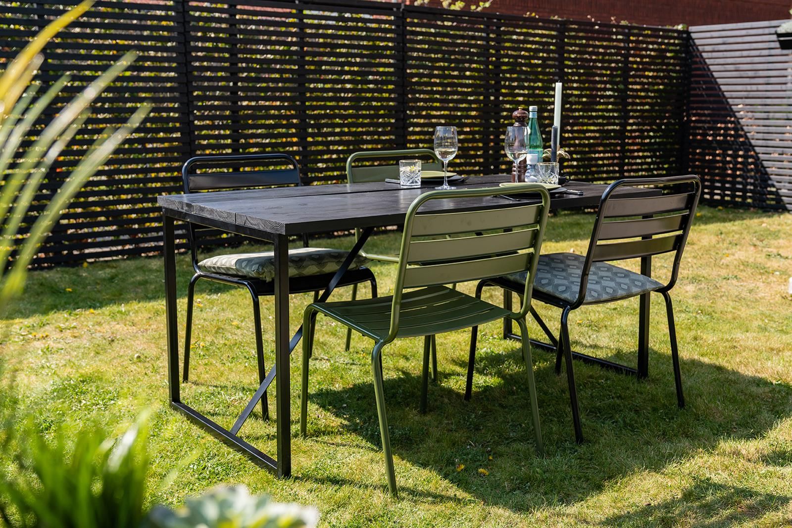 MaximaVida Max Armeegrün Metall Gartenstuhle