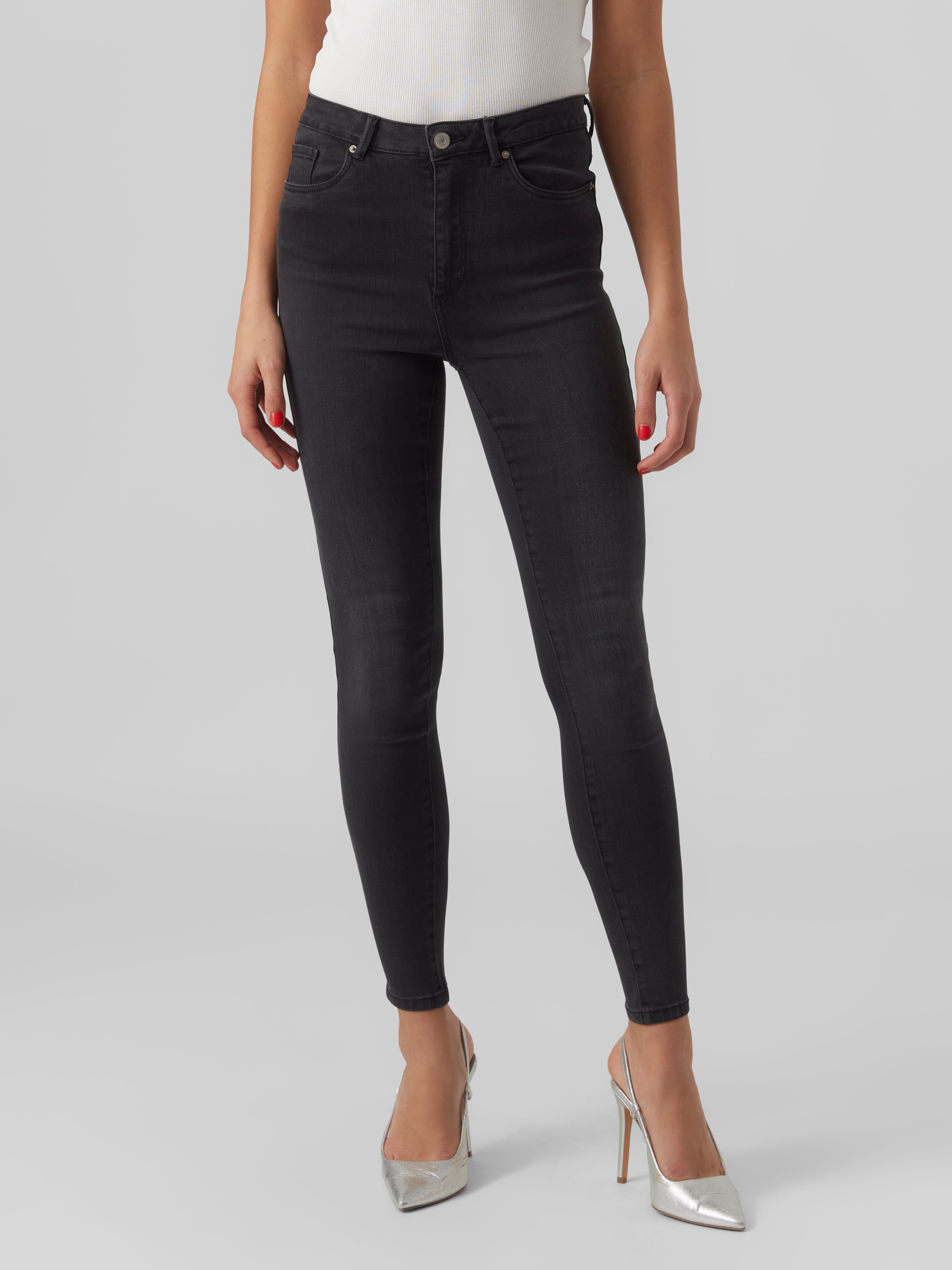 VMSOPHIA Hohe Taille Skinny Fit Jeans