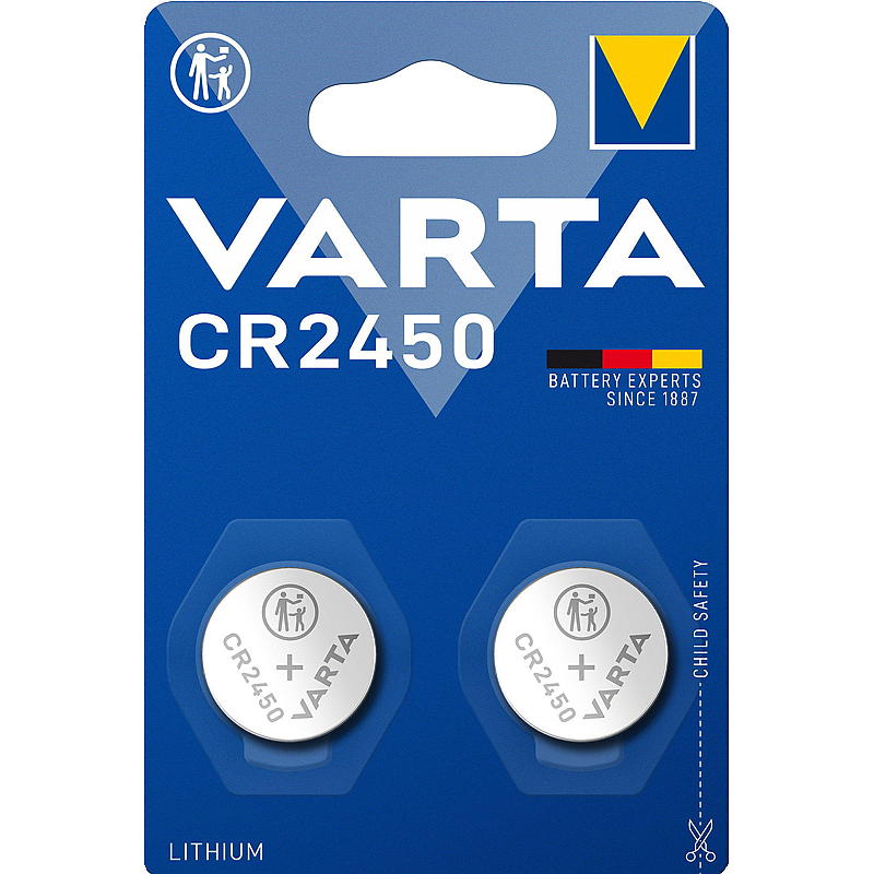 Varta Knappcellebatteri 2-Pk CR2450 Varta