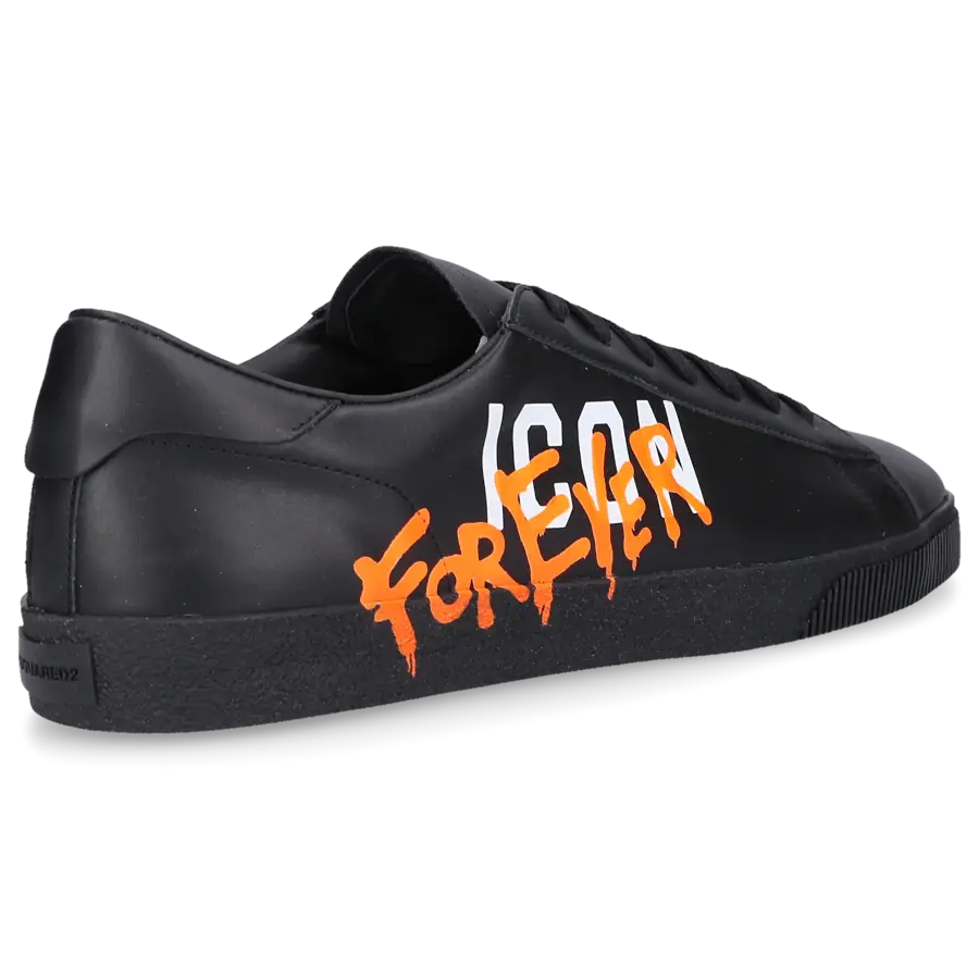 Dsquared2 - Sneaker low ICON CASSETTA Kalbsleder - schwarz