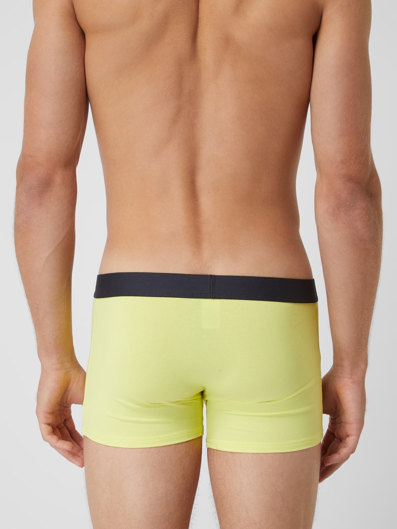 Trunks mit elastischem Logo-Bund in gelb