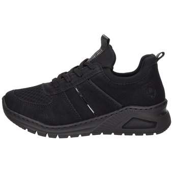 Rieker Slip On Sneaker in schwarz