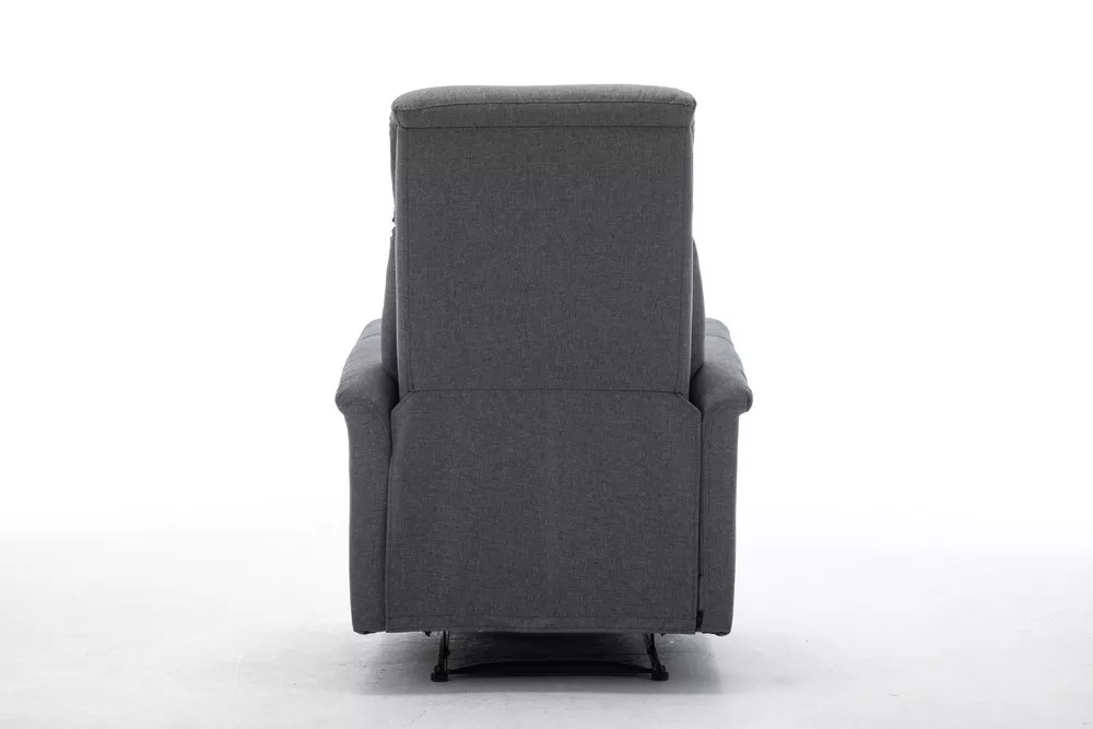 Happy Home Happy Home Relaxsessel mit Liegefunktion Stoffbezug grau