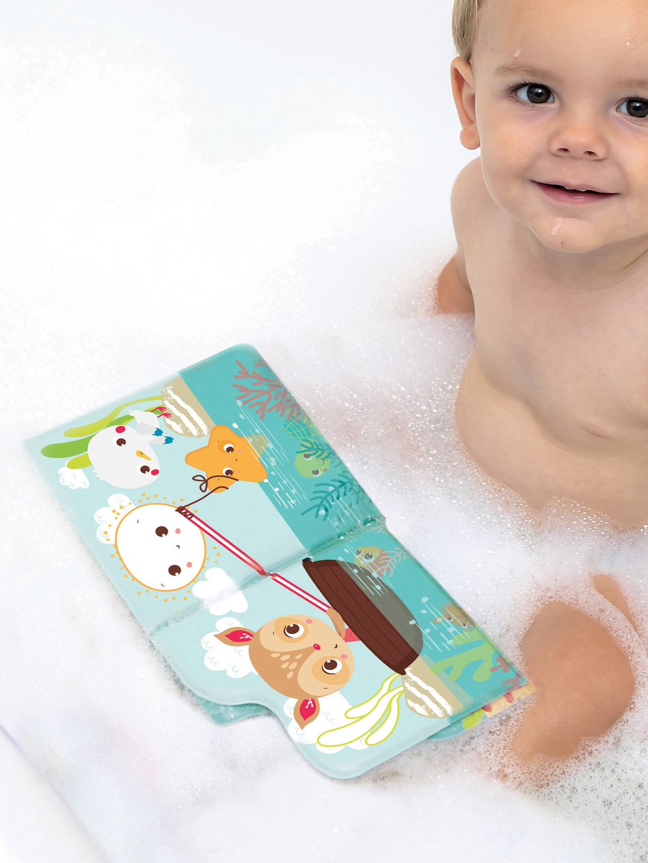 Ludi Baby Badewannen-Buch zum Ausmalen LUDI - mehrfarbig