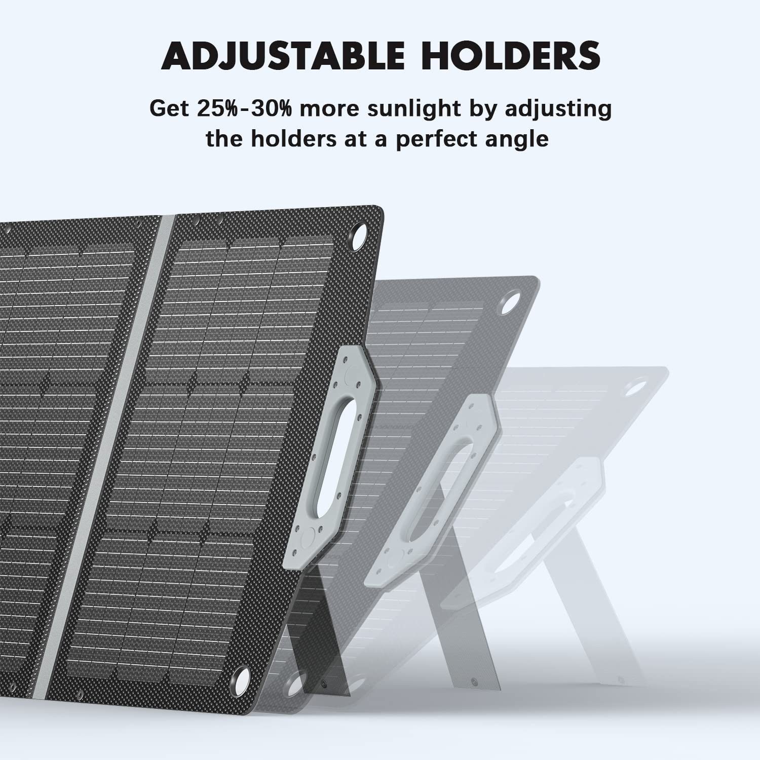 Daskoo Solaranlage Tragbar Solarpanels Faltbar Solarmodul Monokristallin, 120,00 W, mit Laderegler PV Modul Solaranlage für Camping Garten Wohnwagen