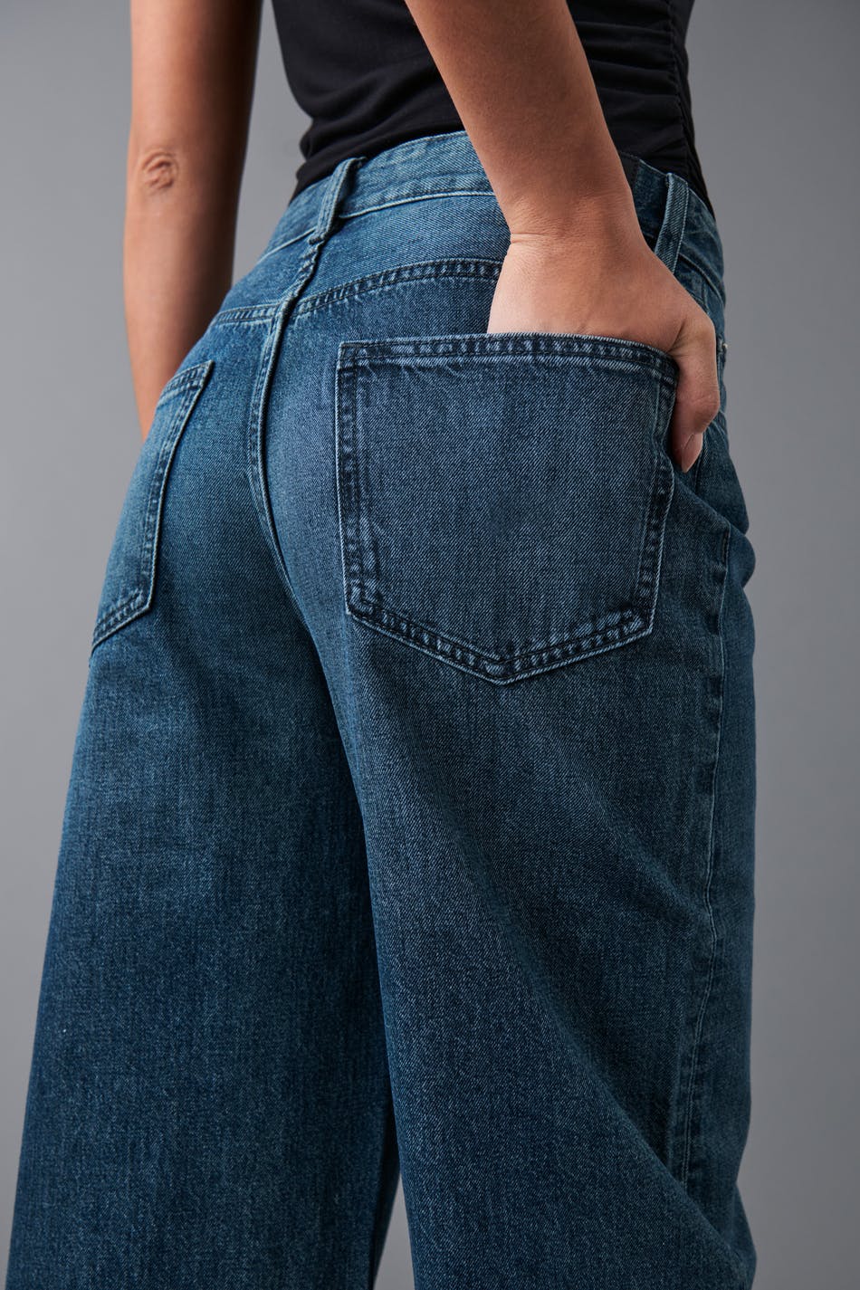 Baggy wide jeans