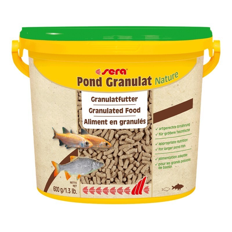 Sera Hauptfutter Sera Pond Granulat Nature 3,8l