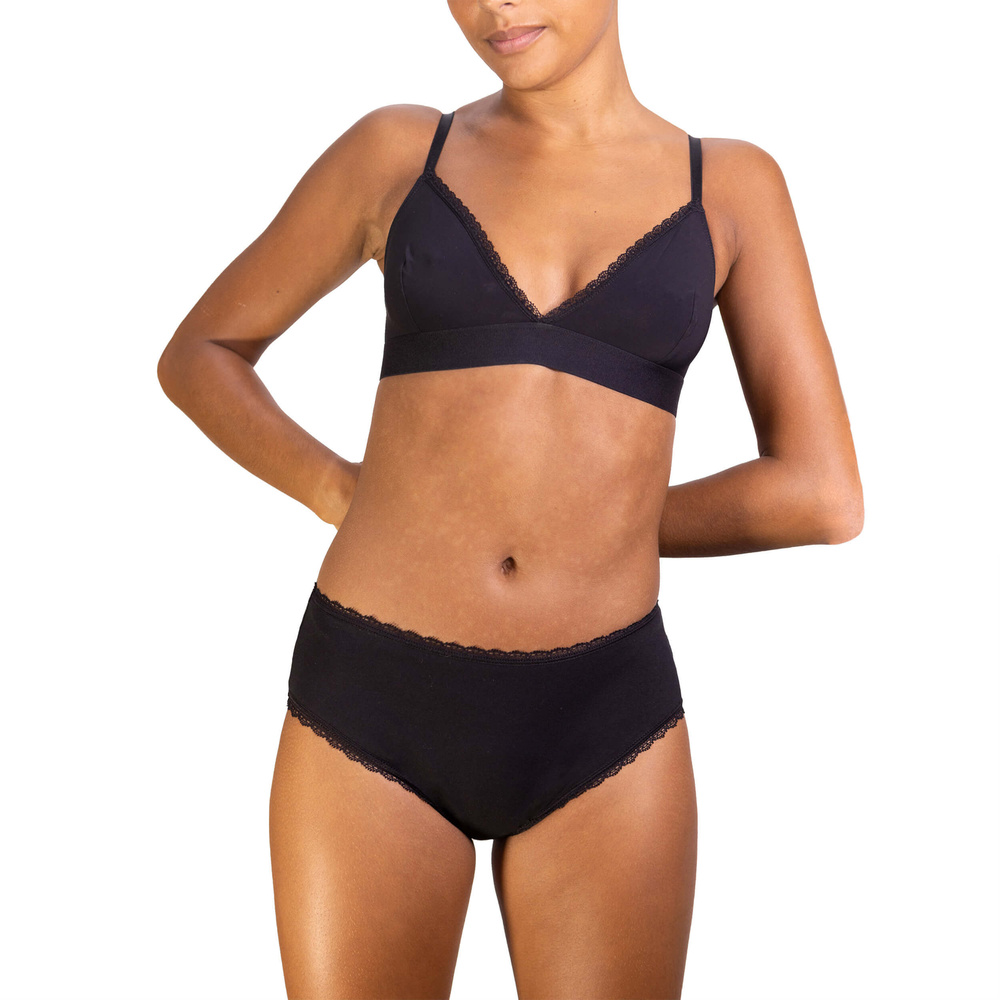 rejeanne Shorty Callie Noir Culotte menstruelle