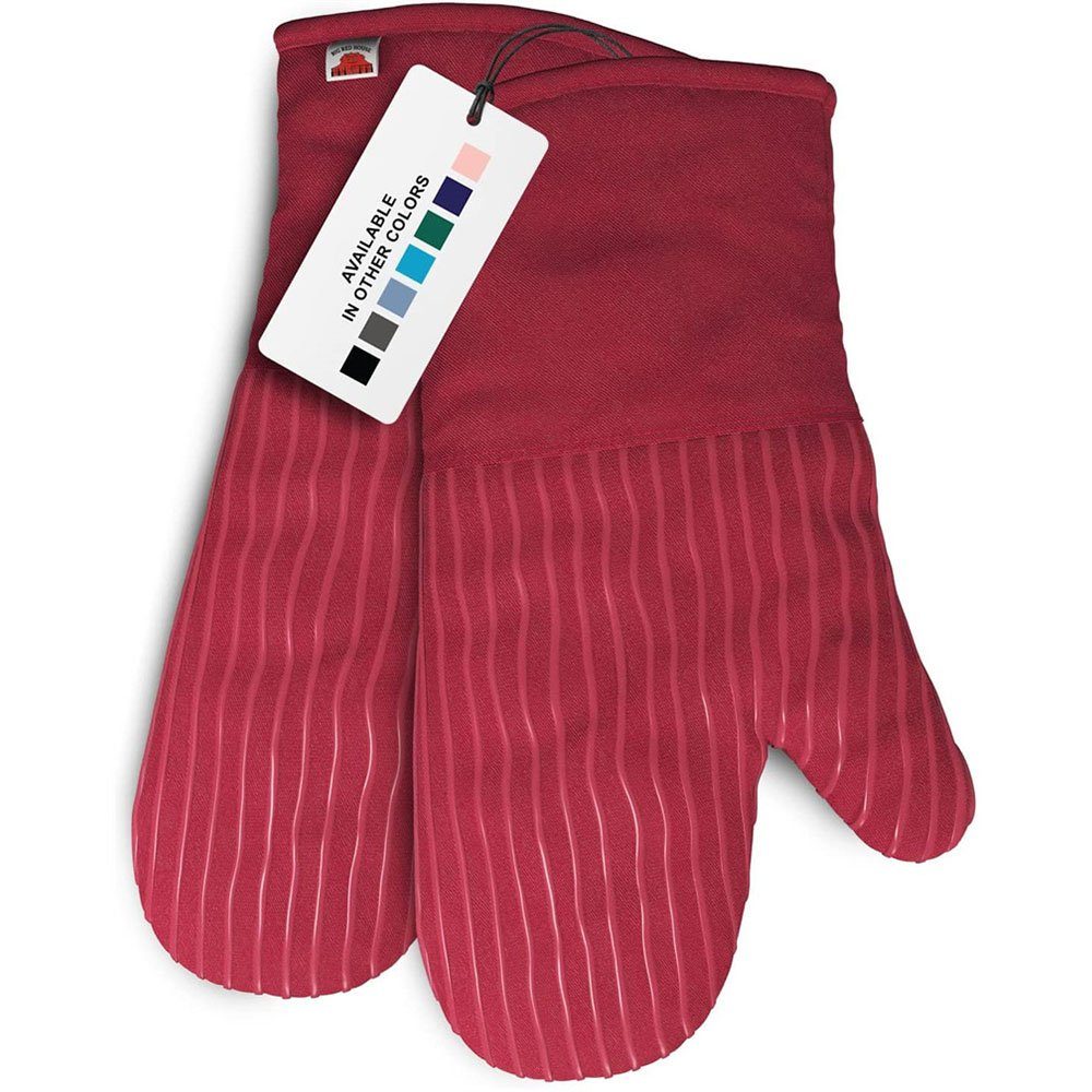 KOMIRO Topfhandschuhe Ofenhandschuhe,Hitzebeständige,Silikon Anti-Rutsch Design