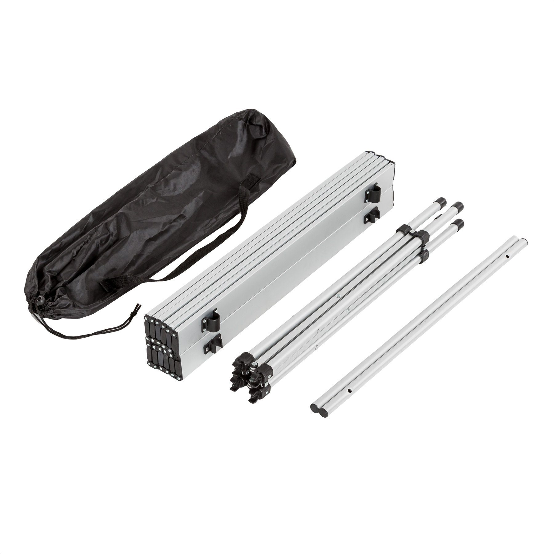 tectake Campingtisch Camping Klapptisch aus Aluminium inkl. Tasche (1-St., 1 tlg)