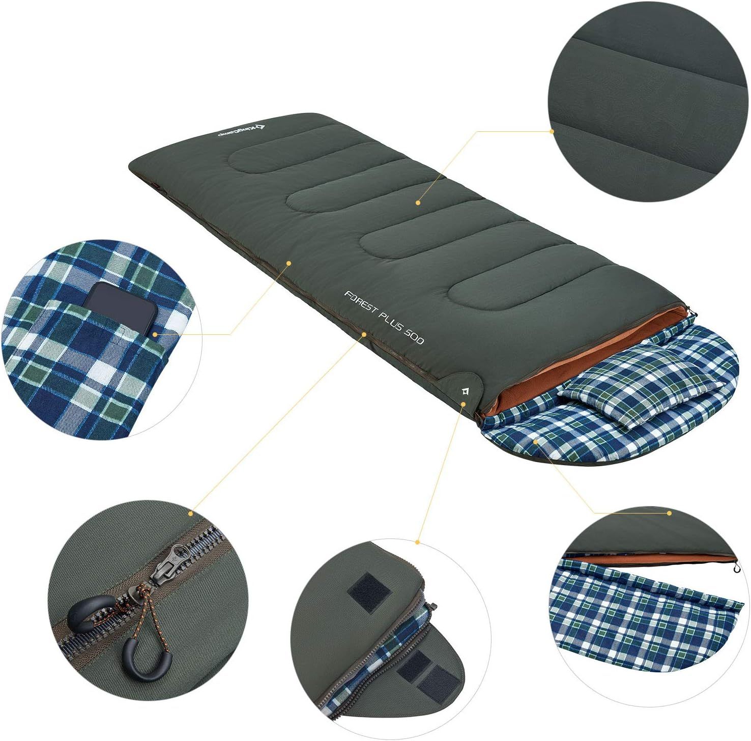 KingCamp Forest Plus 500 Schlafsack