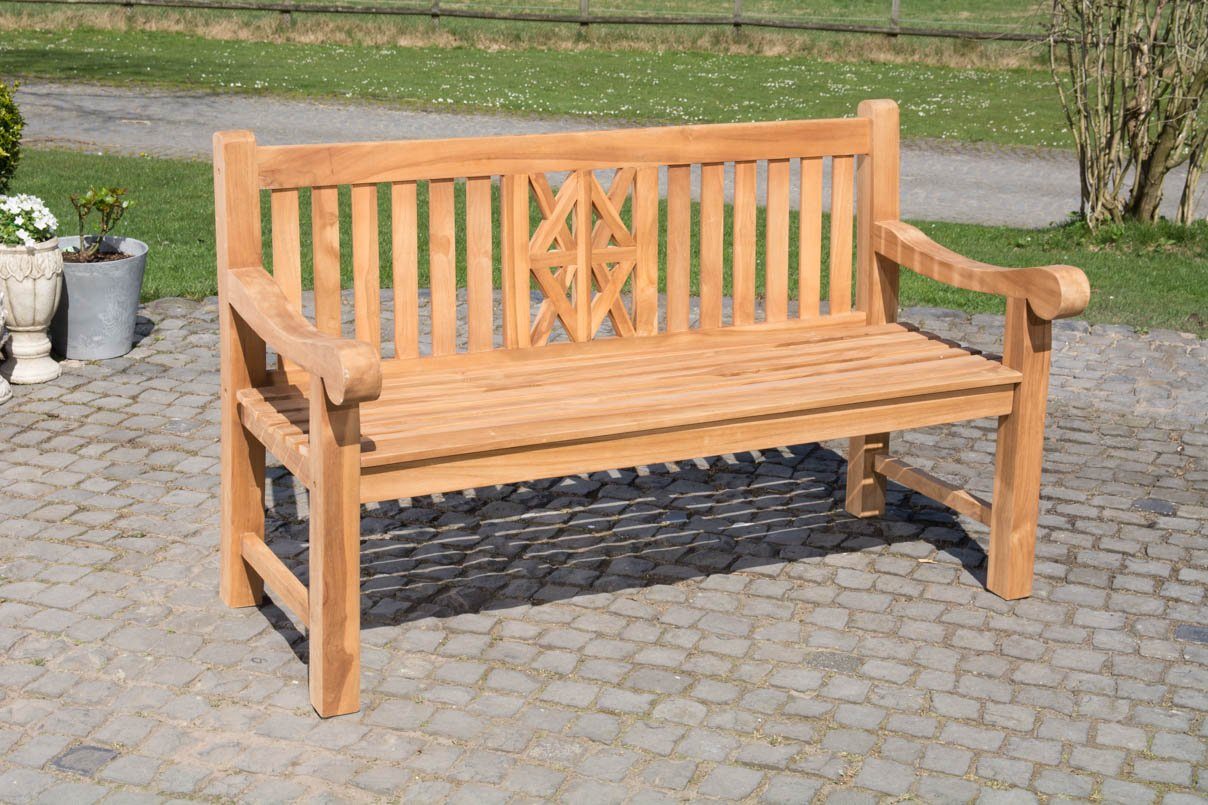 CLP Gartenbank Teakbank Florida, Garten Bank aus Teak-Holz