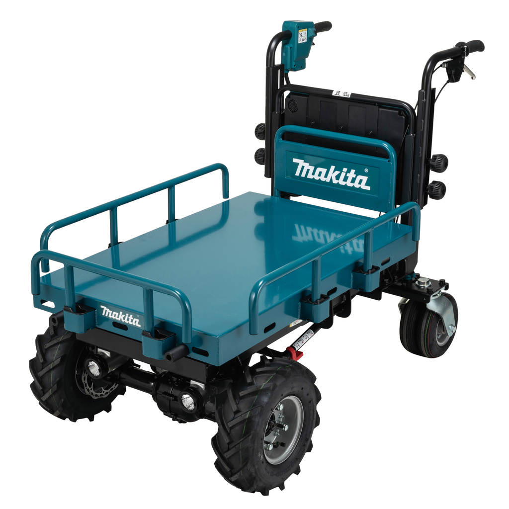 Makita DCU601Z 2 x 18V batteridrevet transportør med sakselift ekskl. batterier og oplader