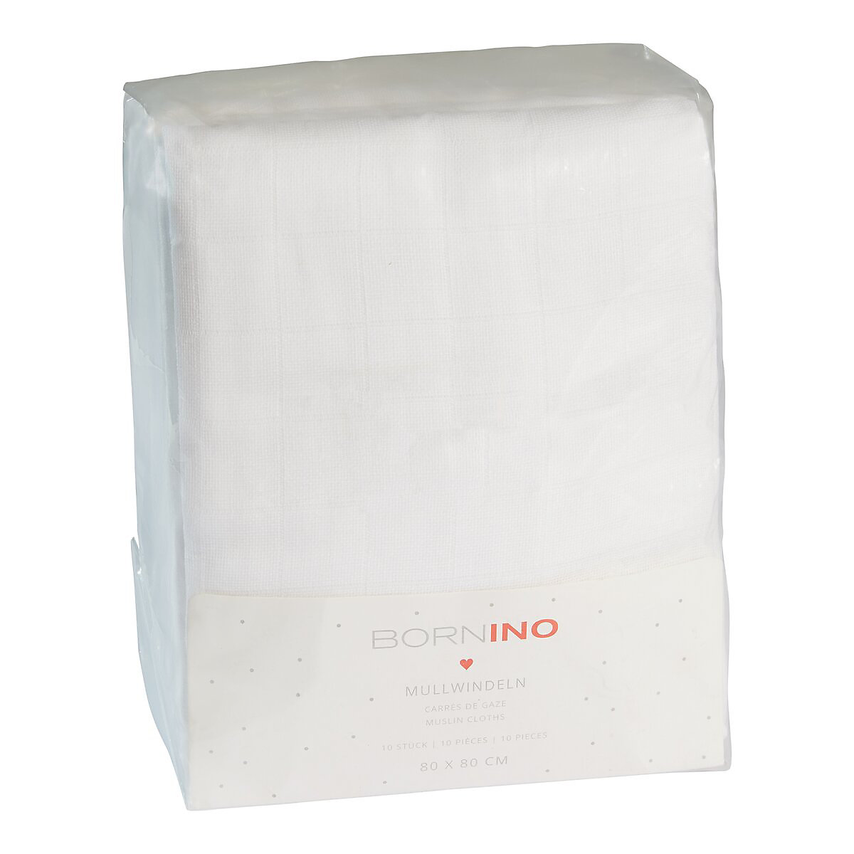10er-Pack Mullwindeln 80x80 cm