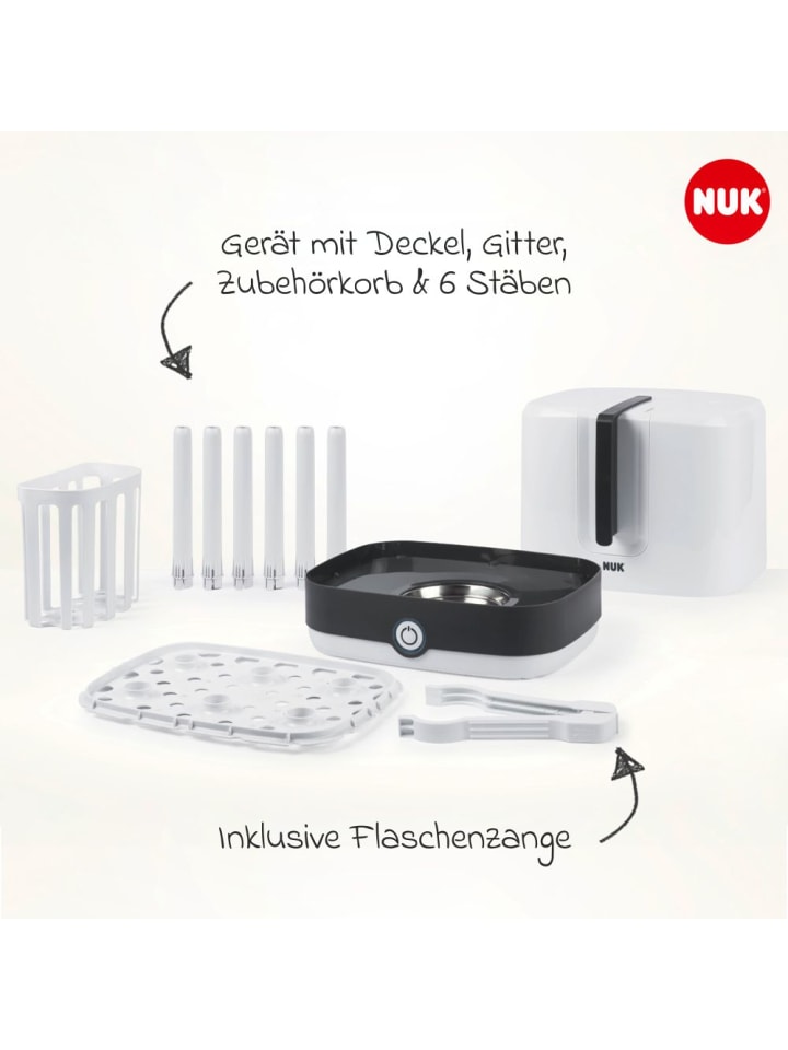 NUK Premium Starter-Set 11-tlg. - Dampfsterilisator in weiss,motiv günstig kaufen onesize