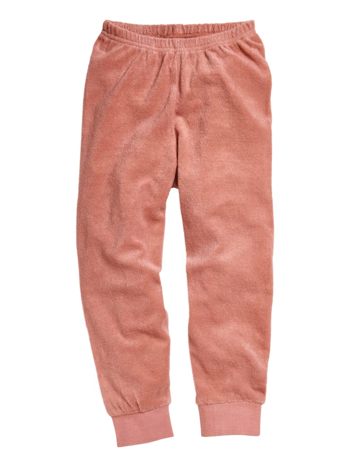 Playshoes Schlafanzug Frottee Faultier in Rosa günstig kaufen