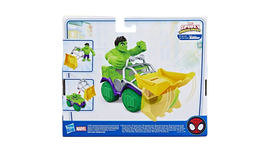 Hasbro - Marvel Spidey and His Amazing Friends Hulk Schmetter Truck
