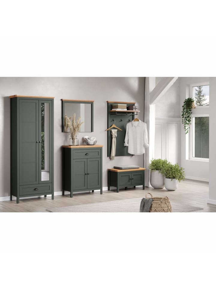 ebuy24 Garderobenmöbel Stanton Grün 261 x 39 cm günstig kaufen onesize