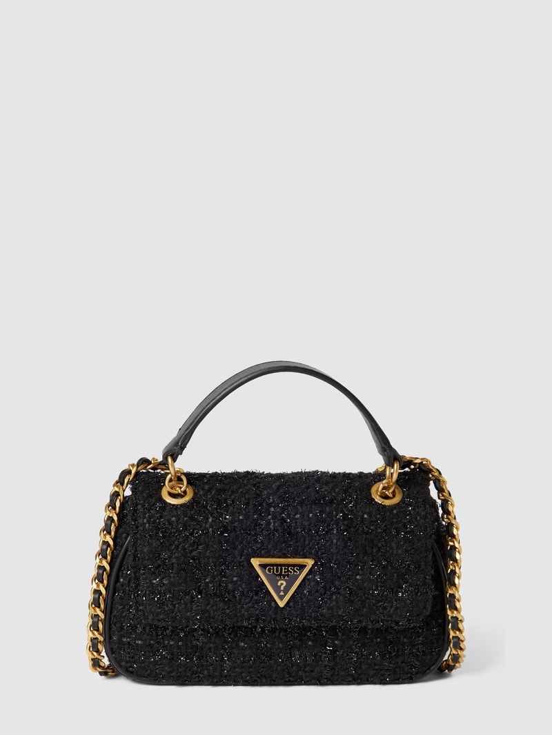 Crossbody Bag mit Strukturmuster Modell 'GIULLY' in schwarz