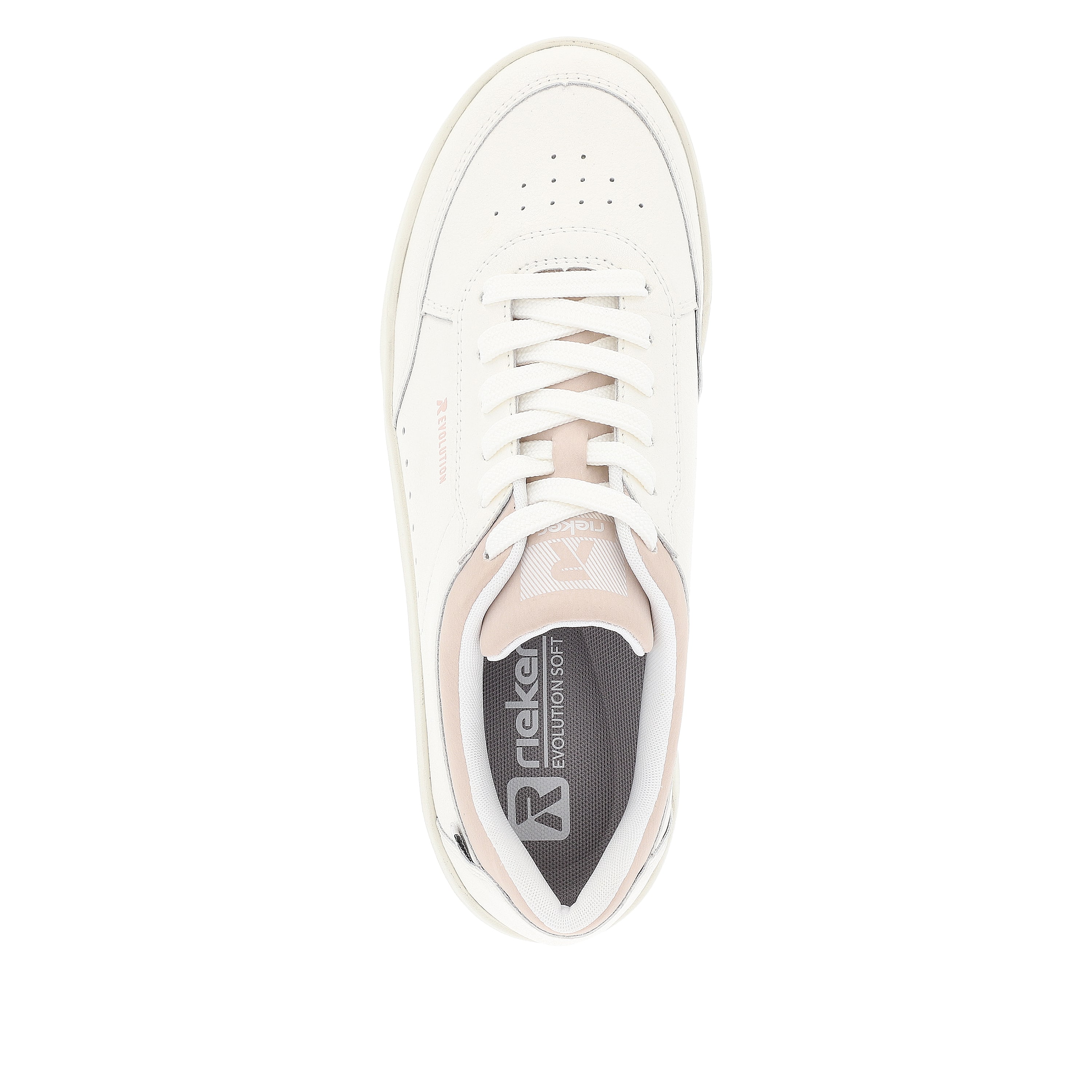 Rieker Damen Sneaker Low antique white