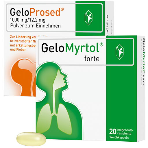 GELOMYRTOL FORTE   GELOPROSED SPARSET  1 St  Kombipackung