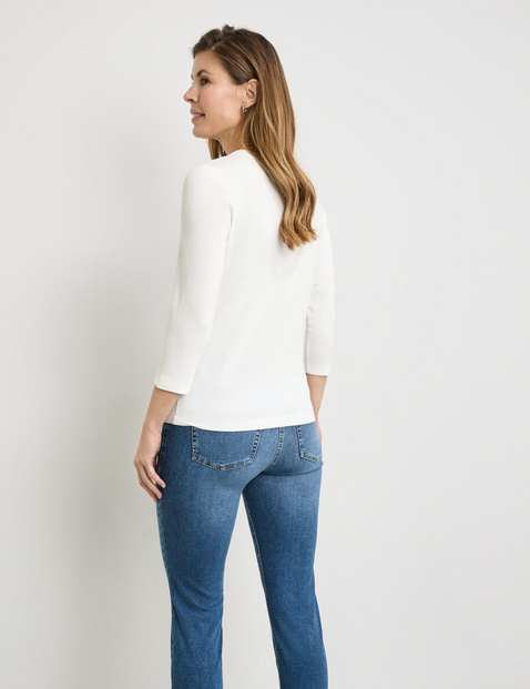 3/4 Arm Shirt mit Frontprint