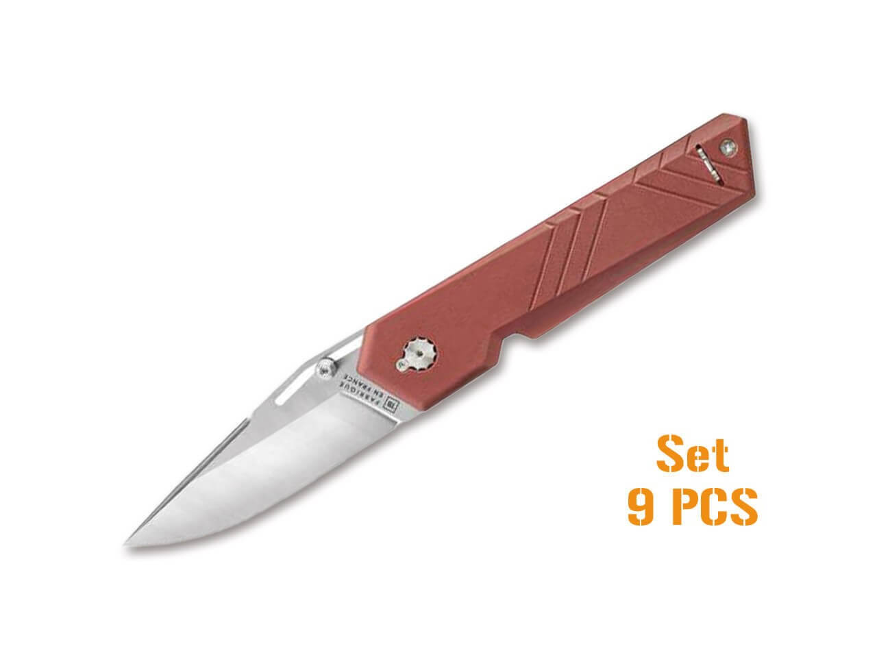 Set Unboxer Red 9 pcs