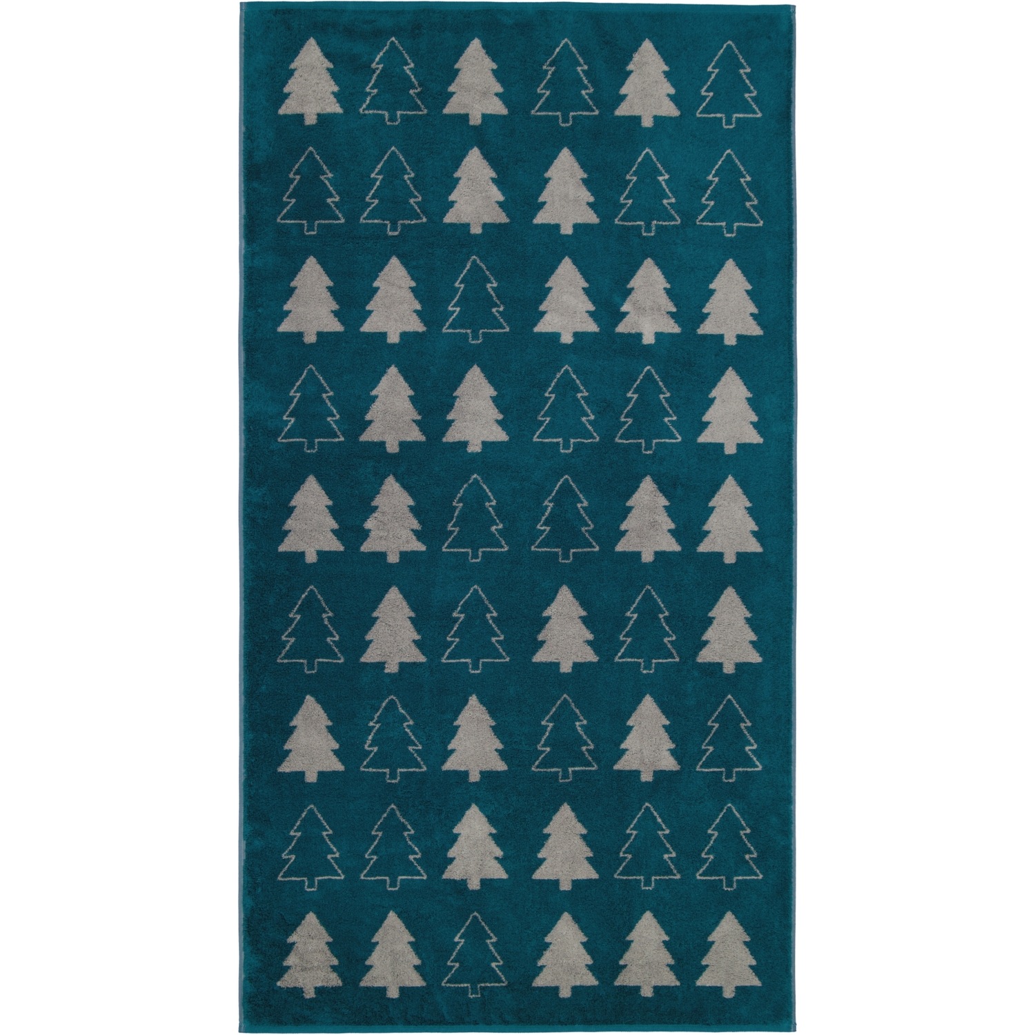 Cawö Handtücher Christmas Edition Tannenbäume smaragd - 44