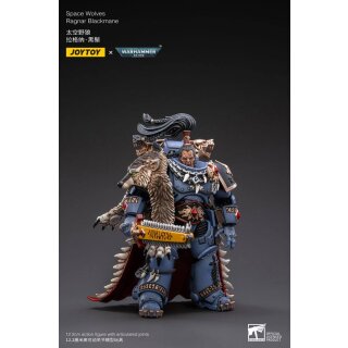Warhammer 40k Actionfigur 1/18 Space Wolves Ragnar Blackmane 13 cm