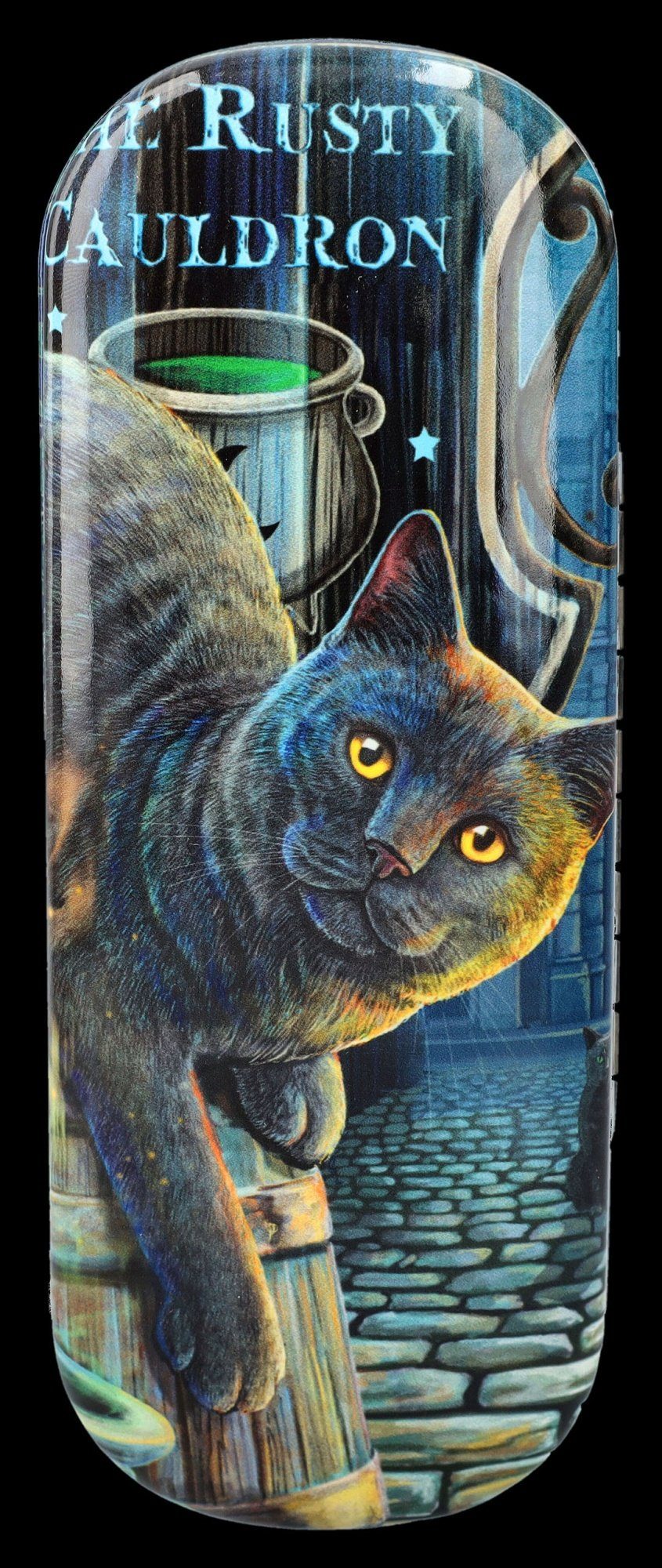 Figuren Shop GmbH Brillenetui Brillenetui Katze - The Rusty Cauldron by Lisa Parker Kunststoff Case