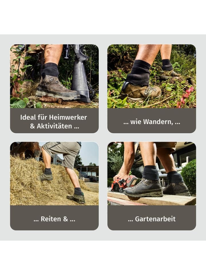 Socklaender Funktions-Socke mit Doppelschaft - Größe 36-39 Wandern Arbeit günstig kaufen onesize