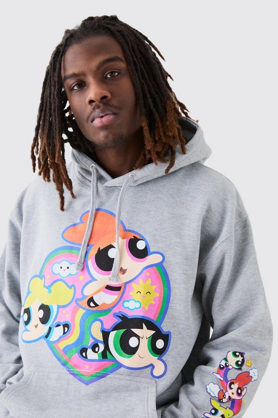 Oversize Hoodie mit lizenziertem The Powerpuff Girls Print