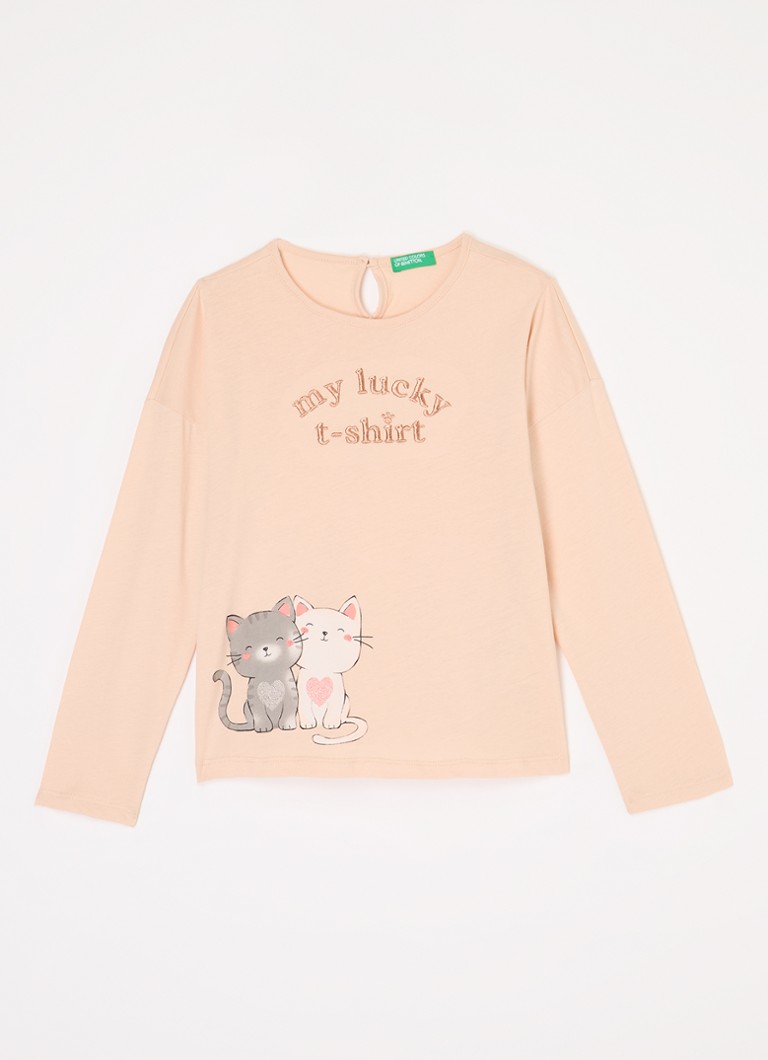 Benetton majica dugih rukava s vezom