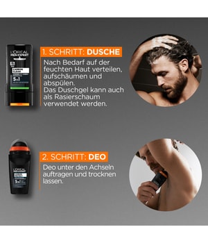L'Oréal Men Expert Carbon Clean + Carbon Protect 5in1 Multi-Action Vorteilspack Körperpflegeset-1 Stk