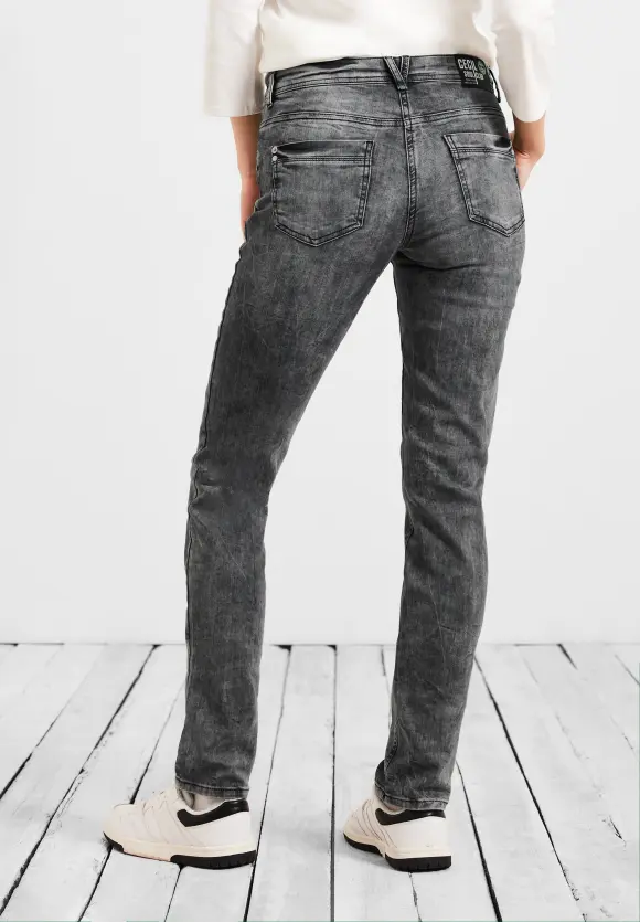 CECIL Graue Loose Fit Jeans