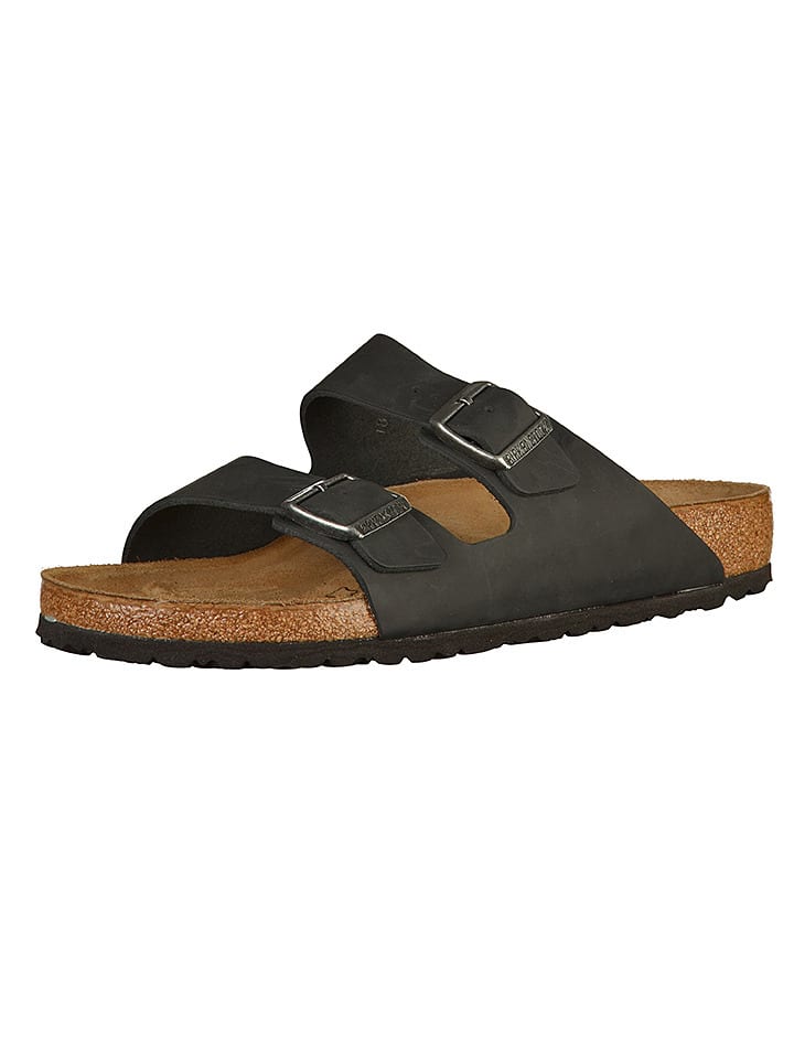 Birkenstock Leder-Pantoletten 