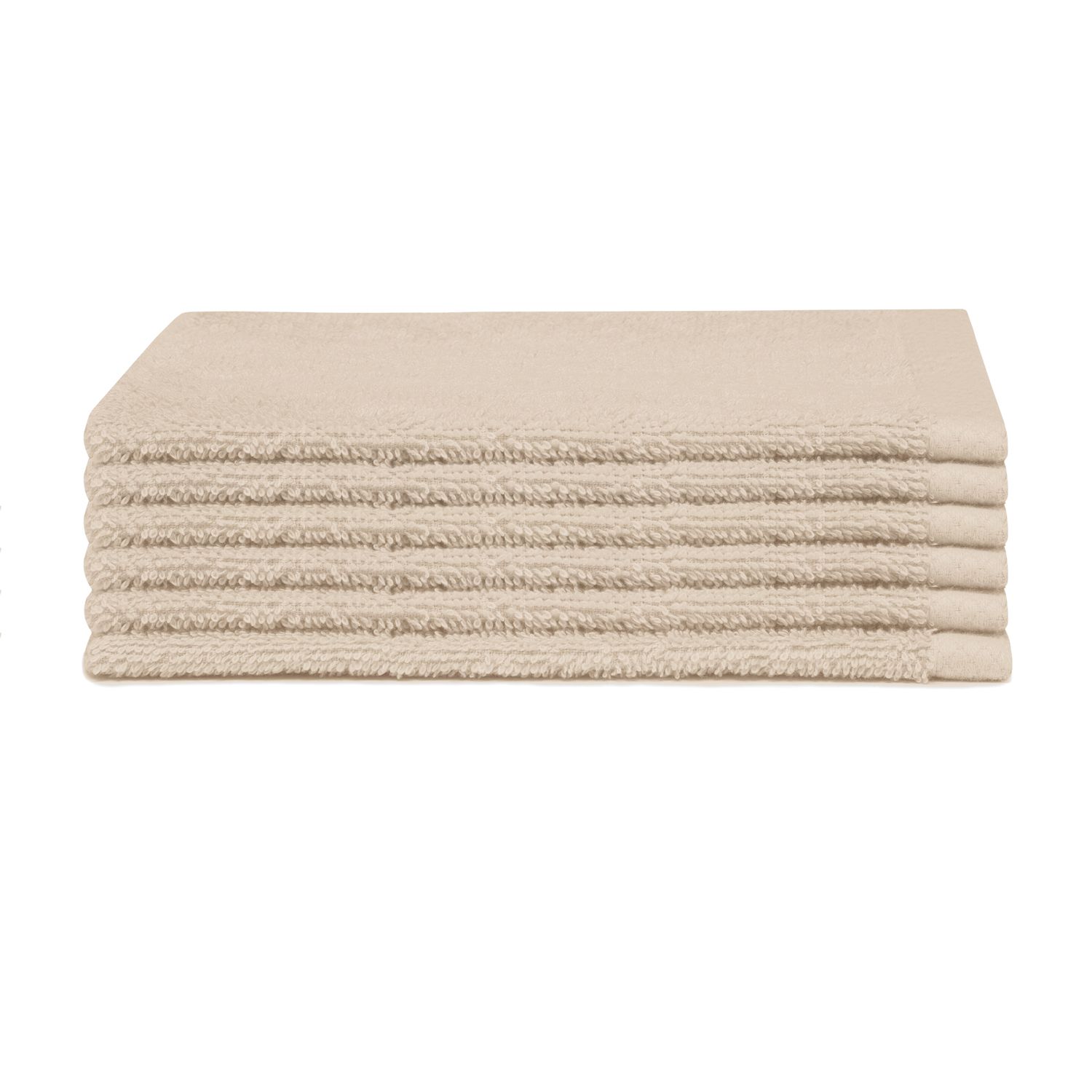 Seahorse Pure 16 x 21 cm 6er-Set Waschlappen